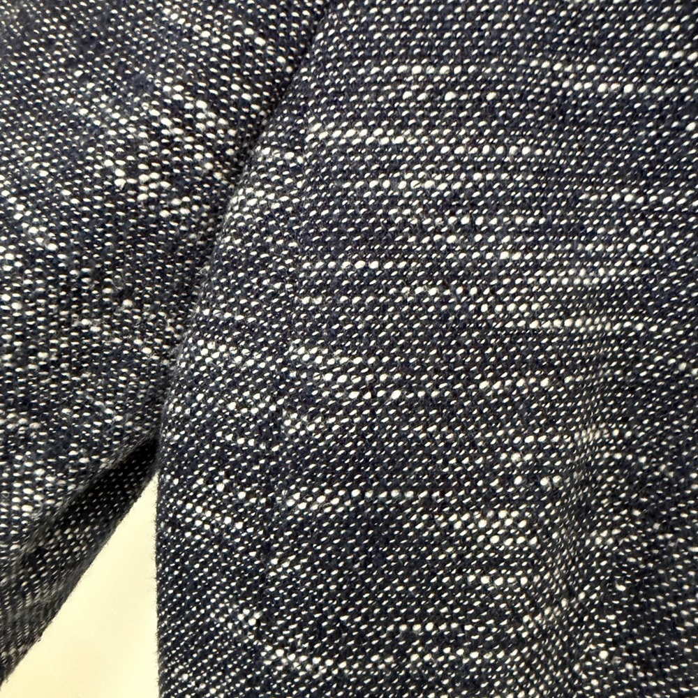 Ann Taylor Navy Tweed Blazer excellent size 2 - Picture 6 of 12
